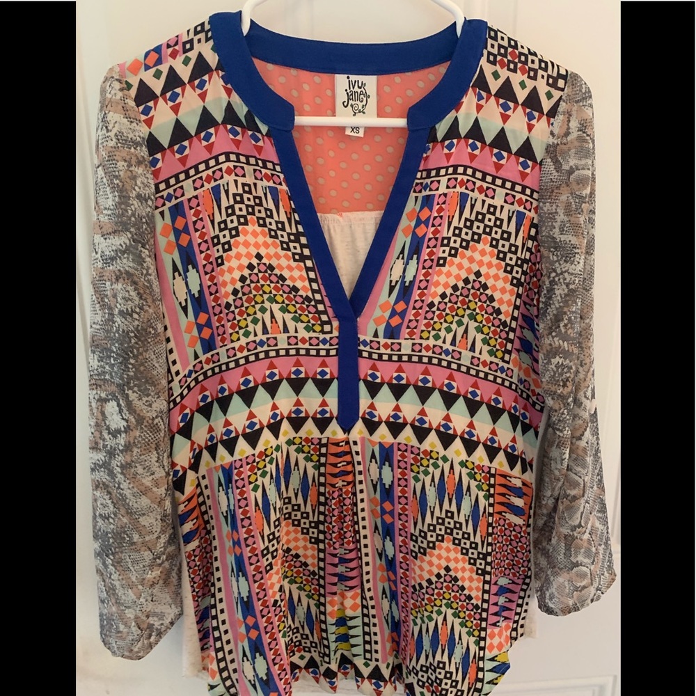2 for $20 Ivy Jane Boho Print Top